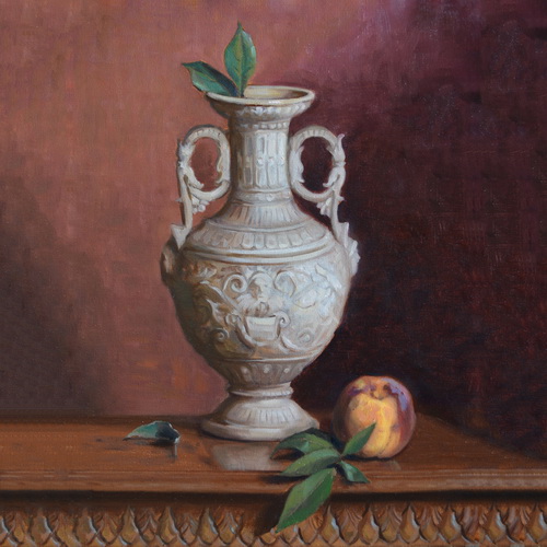 Roman Vase with a Peach, 2025